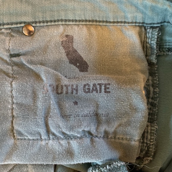 Adriano Goldschmied Jeans Womens 29R Green Stevie Slim Straight Ankle Low Rise - Picture 9 of 10